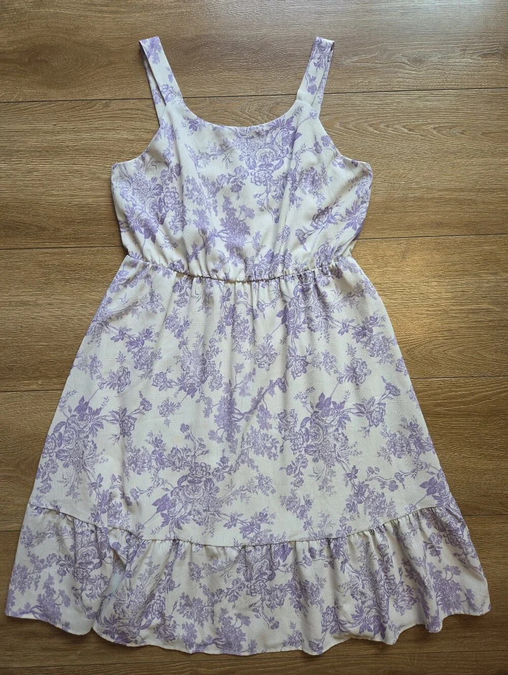 ​Speechless Girls Plus Size Floral Dress Purple Shrug Set 16 1/2